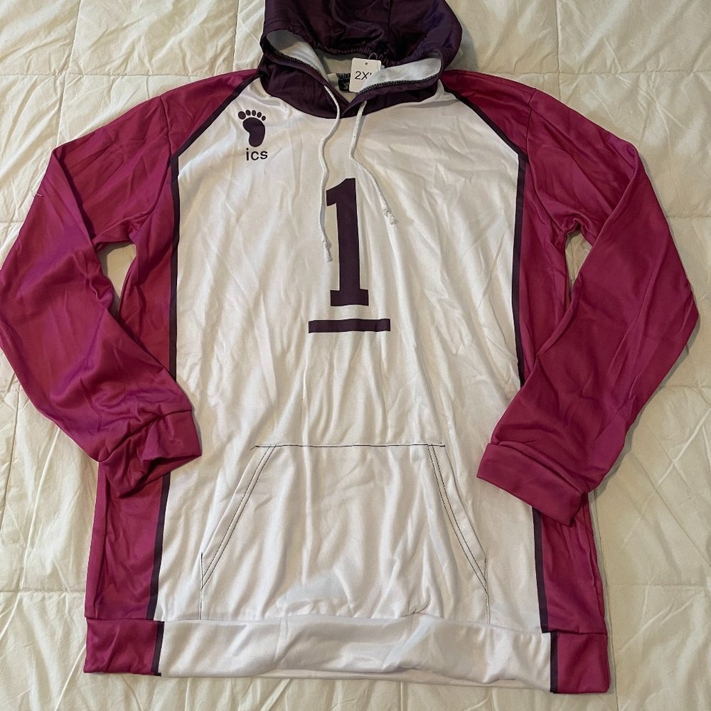 Haikyuu Cosplay Costume Fukurodani Hoodie Bokuto Koutarou Sweatshirt
